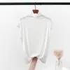 Colete Solto Feminino Plus Size de Verão Versátil Manga Curta Cor Lisa Camisa Básica Gola Alta Meia Manga Camiseta de Modal Sem Mangas