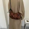 Bolsa de Mão Rústica Nicho Saco de Dumpling Feminino 2026 Outono Nova Tendência Simples Estilosa Bolsa de Ombro Única Bolsa Transversal para o Trabalho
