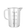Copo medidor de plástico PC espessado escala dupla grande capacidade chaleira utensílios para loja de milk tea alta temperatura transparente acrílico copo medidor