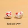 Nuevos Accesorios de Cerámica de Dibujos Animados Panda Gato de la Suerte Multicolores para Pulsera Llavero Colgante