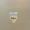 Estilo Igual de Celebridad de Internet de Corea del Sur Simple Amor Cuero Soporte para Gafas Collar Moda Portátil Llave Soporte para Gafas de Sol Cadena para el Cuello