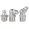 Bico de Lubrificação de Aço Inoxidável M6 8 Bicos 10 Escavadeira 1/8" Bico de Lubrificação de Guincho Copo de Óleo Cabeça de Pistola Acessórios M12