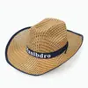 Sombrero de ala ancha de bambú para protección solar para hombre Primavera y Verano Sombrero de paja para hombre Sombrero de vaquero occidental Sombrero de copa Sombrero de playa Sombrero para el sol