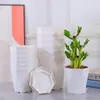 Maceta de Plástico para Flores Suculentas Maceta para Plantar en Balcón Maceta de Plástico Macarrón de PP Engrosado Maceta de Plástico Imitación Cerámica Maceta Verde Aroma