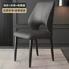 Silla de comedor moderna nórdica de lujo ligero, silla para uso doméstico con respaldo, silla para reuniones de hotel, mesa y silla de comedor, taburete simple para restaurante informal