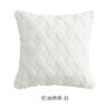 Almohada Cojín Crema Blanco y Negro Francés Sofá Sala de Estar Mesita de Noche Cama Dormir Jugar Teléfono Móvil Funda de Almohada Cojín Grande para Respaldo