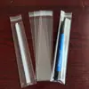Paquete de fábrica 3*15 bolsa larga para cubiertos de paja bolsa de embalaje bolsa de plástico OPP transparente autoadhesiva bolsa pequeña en stock