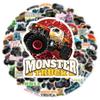 50 pegatinas de grafiti para coche todoterreno Bigfoot, para casco de motocicleta, patineta, coche de juguete, taza de agua, maleta, pegatinas impermeables