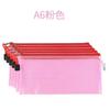 Estuche transparente con cremallera para lápices, tamaño A6, impermeable, para exámenes, papelería, cuadrícula