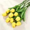 Mini Tulipa Artificial de PU Estilo Ins Flor Artificial Única para Decoração de Casa, Casamento, Decoração de Hotel e Adereços de Fotografia
