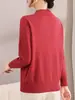 2026 Novo Estilo Elegante Roupa de Mãe Estilo Chinês Tricô Suéter Gola Cheongsam para Mulheres de Meia-Idade Camada Base de Outono Inverno