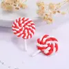 Argila Macia Pirulito Areia Movediça Acessórios para Capa de Celular Acessórios de Comida e Brincadeira Pirulito Colorido 2,5cm Material DIY