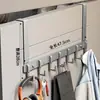 Colgador para Puerta, Perchero sin Taladro, Estante de Almacenamiento para Ropa, Colgador de Puerta para Entrada, Multifuncional Montado en Pared
