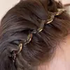 Cabelo quebrado Ondulado Faixa de Cabelo 2024 Novo Estilo Acabamento Artefato Alto Cranial Top Head Band Lavagem Facial Feminina Presser Cartão de Cabelo Cocar Acessórios para o Cabelo
