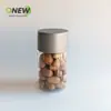 Bote de Plástico de 750ml Frasco Transparente de Plástico para Alimentos Empaque de Cacahuates Nueces Dulces Comida Frita Liofilizada Botella