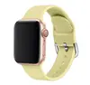 Adequado para apple watch1234 pulseira apple watch pulseira iwatch modificada cor pura fivela de silicone