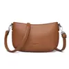 Bolso Bandolera Sencillo y Elegante para Mujer 2026 Nuevo Versátil Bolso Cuadrado Pequeño Bolso de Hombro Único Textura de Cuero Genuino Bolso Pequeño Portátil
