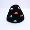 Gorro de punto infantil transfronterizo para otoño e invierno, diseño de coche 3D, gorro de lana cálido para bebés, unisex, que cubre las orejas, gorro para poner, disponible en varios colores
