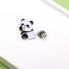 Broche Panda Estilo Chinês Animal Fofo Distintivo de Bolsa de Roupa Acessórios de Bolsa Bambu Panda Gigante Corrente Alfinete de Lapela