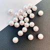 Atacado de Fábrica Contas Coreanas Alta Qualidade Pérola de Imitação Branca Acessórios DIY 8mm Furo Passante Contas Redondas Acessórios para Pulseira Colar Contas Soltas