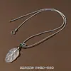 Colar Cordão com Pingente Fino de Fio de Ouro para Mulheres com Pingente de Colar Clavícula de Jade Dourado Jadeíta Cordão de Colar Semi-Acabado