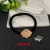 Joias Yingyi DIY Base para Grampo de Cabelo Brocado Song com Concha de Cobertura Corda de Cabelo Material Envolto para Brincos