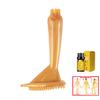 Cepillo Meridianal Triangular, Cepillo Gua Sha Magnético Fuerte de los Cinco Elementos, Cepillo de Belleza Corporal, Cepillo de Masaje Magnético Relajante Muscular para Todo el Cuerpo, Cepillo Dorado, Portátil