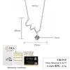 Colar de Moissanite Prata de Lei S925 Corrente para Clavícula para Mulheres Pingente de 1 Quilate Luxo Leve Estilo Japonês e Coreano High-End Europeu e Americano Transfronteiriço