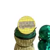 Estilo Ins Transfronteiriço Marcação a Laser Natalino Disco Duplo de Acrílico Decoração de Cupcake Suprimentos para Festa de Natal