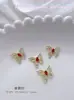 Joias para Nail Art de Borboleta Nova Cor Super Brilhante Diamante Olho de Cavalo Borboleta Oca Estereoscópica Acessórios de Decoração para Unhas de Liga