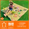 Mantel desechable tapete de picnic para acampar verde escuela primaria salida con carriola engrosado rollo de huevo mesa rectangular mesa exterior
