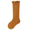 Novedad Primavera y Otoño 2026 Calcetines Vintage de Encaje a Media Pantorrilla para Niños Estilo Coreano Calcetines de Media Pantorrilla a la Moda para Niños