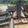 Gran equipo de extracción de agua, arena y oro, tolva, barco de selección de oro, barco de la fiebre del oro de Bamaco