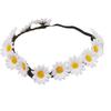 Accesorios de Disfraz Hippie de los años 60 Diadema de Girasol Gafas Redondas y Collar de Cincel de Paz Aretes traje