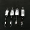 Plomadas de Plomo en Forma de Bala al por Mayor, Accesorios de Pesca con Anillas en Ambos Extremos, Plomadas de Plomo para Pesca de Roca de Peso Completo, Plomadas de Plomo con Anilla para Anzuelo de Uso Múltiple para Pesca en Mar