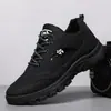 Zapatos de Talla Grande, Nuevos Zapatos Cruzados para Hombre, Zapatos Casuales de Encaje Bajos para Hombre, Antideslizantes, Resistentes al Desgaste, Calzado Deportivo para Trabajo al Aire Libre