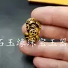 Pingente de Jade Pedra Olho de Tigre Pingente Buda Guanyin Colar com Pingente de Pedra Olho de Tigre Fivela de Jade Pingente Guan Gong Marca de Jade