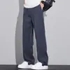 Jeans Sueltos de Pierna Recta Estilo Americano Tendencia Tencel Versátiles Casuales Largos para Hombre Primavera y Verano 2026