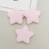 Acessórios DIY Estrela de Cinco Pontas Ultra Macia Coloridos de Macaron para Roupas, Sapatos, Chapéus, Bonecas, Emblemas Estrela de Pelúcia Curta