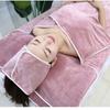 Toalla de salón de belleza l do ogo toalla para el pecho toalla almohada turbante conjunto palabra bordada especial para cuidado de la piel toalla de baño