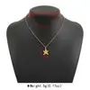 N12645Ins Collar de Moda Versátil Diseño de Nicho Diamante de Gama Alta Estrella de Mar Estilo Vaquero Occidental Collar