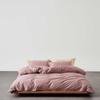 Conjunto Casual Listrado Cor Pura Algodão Fio Longo Quatro Peças Estampado Digital Lençóis de Cama Cobre Edredom Fronha Cama Lençóis de Cama Série Produtos Individuais