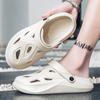 Nuevos Zapatos Croc Sandalias y Pantuflas Baotou de Verano para Hombre con Suela Gruesa para Exterior de Doble Propósito Casuales Perezosos Zapatos de Playa