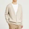 Cárdigan de punto para hombre Otoño 2025 Suéter de punto para hombre Ropa exterior holgada casual Suéter Chaqueta fina para hombre Primavera y Otoño