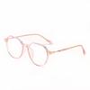 Óculos Xunge TR75203 Óculos lisos transparentes oval TR90