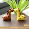 Simulación de oveja Musgo micro paisaje resina pintada zodiaco animal pequeños adornos accesorios decorativos paisaje pecera