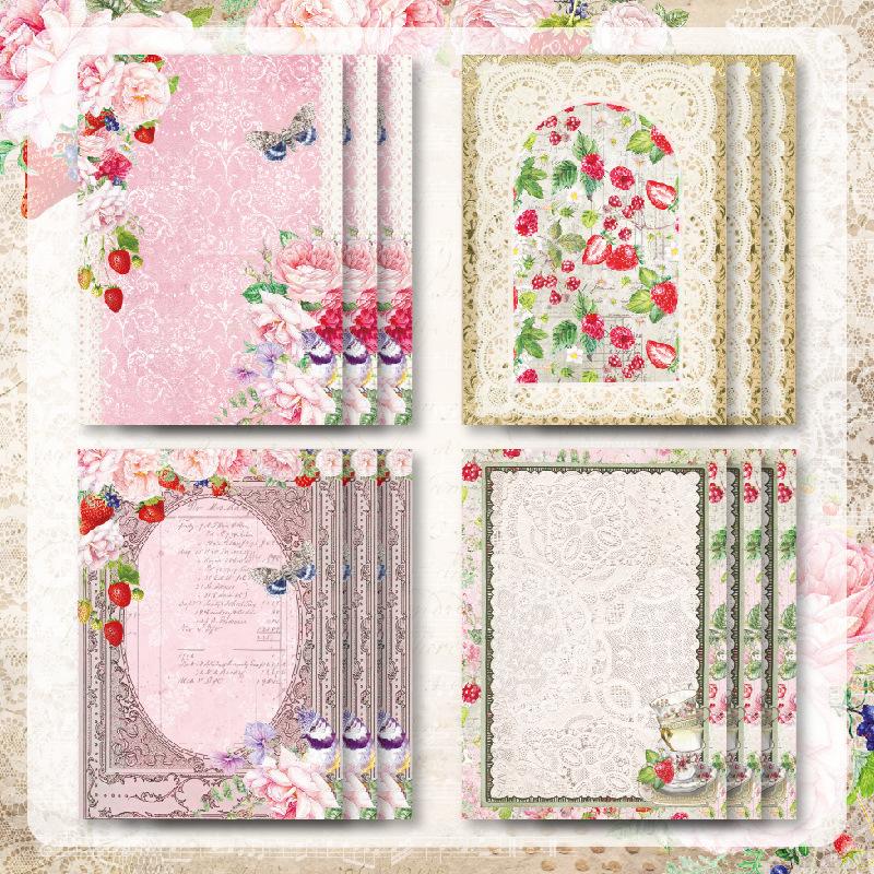 素材纸复古草莓 内页2 主图_画板 1