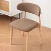 Funda para silla de cuerno de vaca para todas las estaciones, funda para mesa y silla de comedor, funda de protección completa para sillas de madera maciza, funda antipolvo separada para respaldo de silla