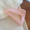 Clip Triângulo com Glitter Pérola de Sereia da Amazon Transfronteiriço Presilha Tubarão para Cabelo de Trás de Mulher Grampo Acessórios de Cabelo