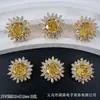 Pulsera Brazalete Collar Joyería de Copo de Nieve con Cierre de Cuentas DIY Corte Rosa Milenio Zirconia